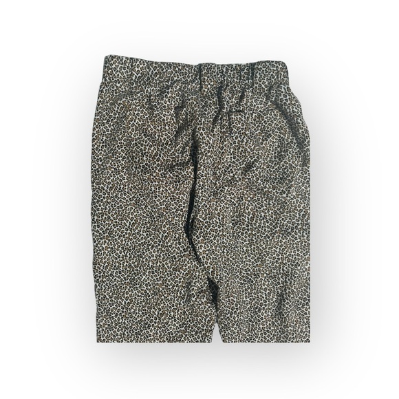 Banana Republic 100% viscose animal print cheetah pants with bow Size Small - Picture 4 of 8